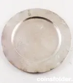 Dołęga silver plate with Polish-Lithuanian coat of arms dated 1931