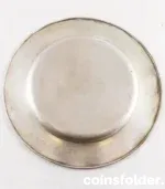 Dołęga silver plate with Polish-Lithuanian coat of arms dated 1931