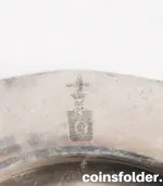 Dołęga silver plate with Polish-Lithuanian coat of arms dated 1931