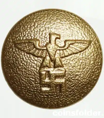 WW2 German NSDAP political leader uniform button 20 mm
